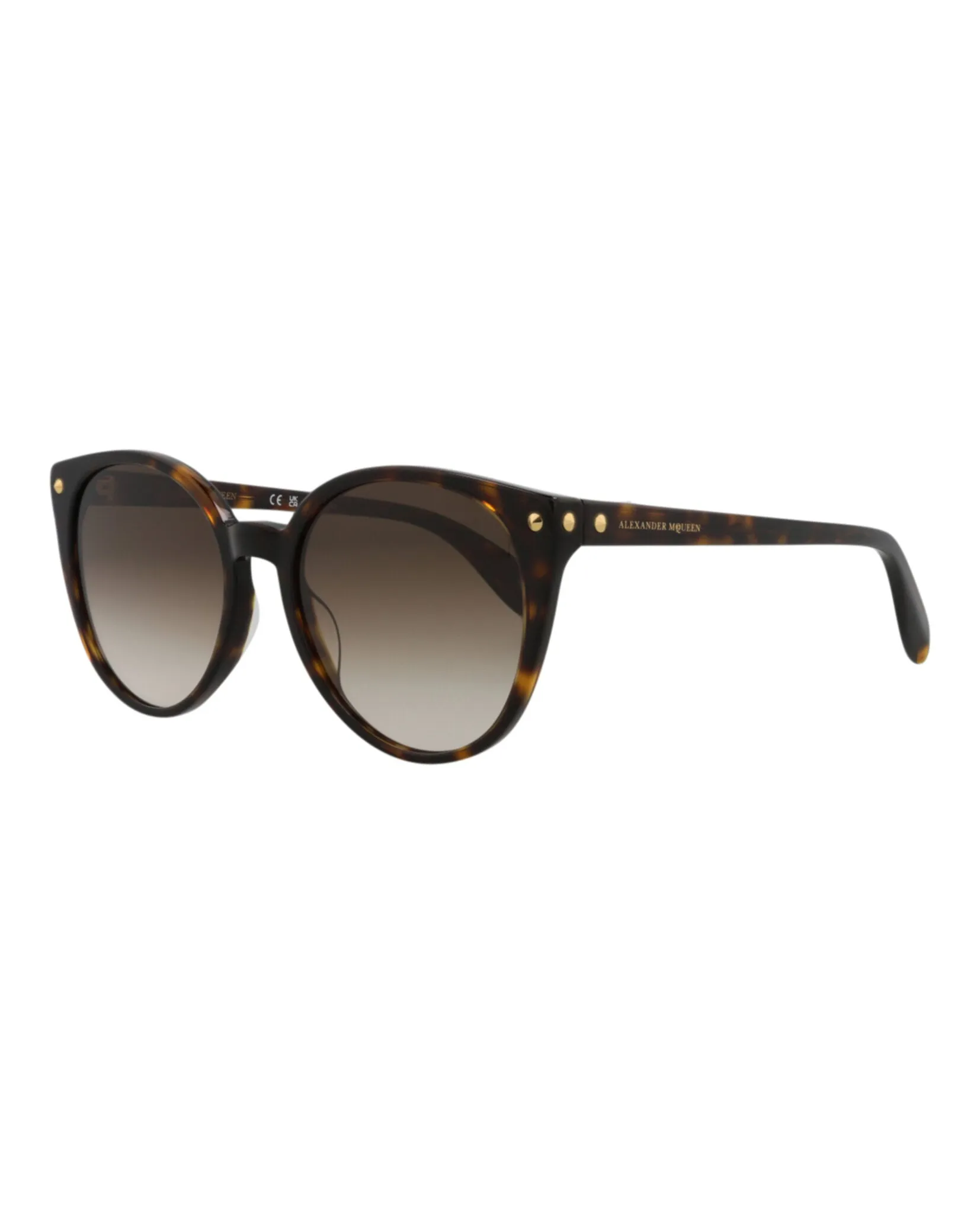 Round-Frame Acetate Sunglasses