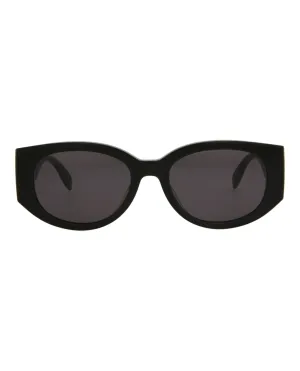 Round-Frame Acetate Sunglasses