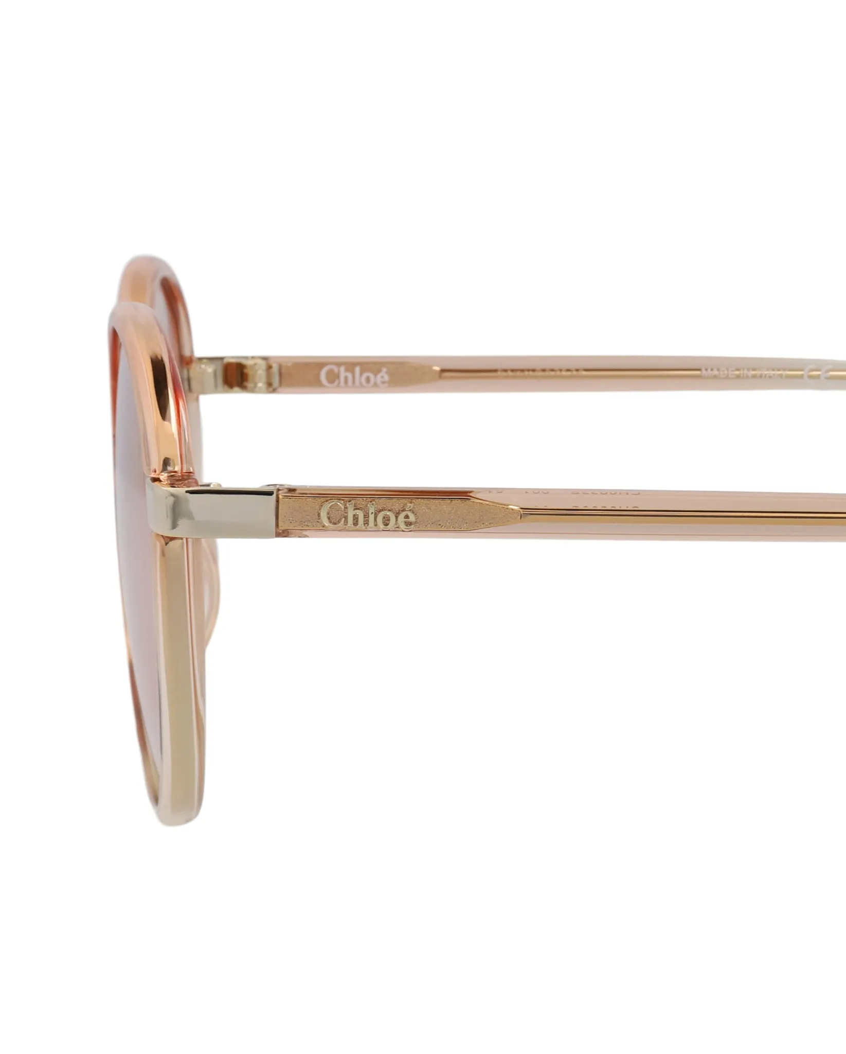 Round-Frame Injection Sunglasses