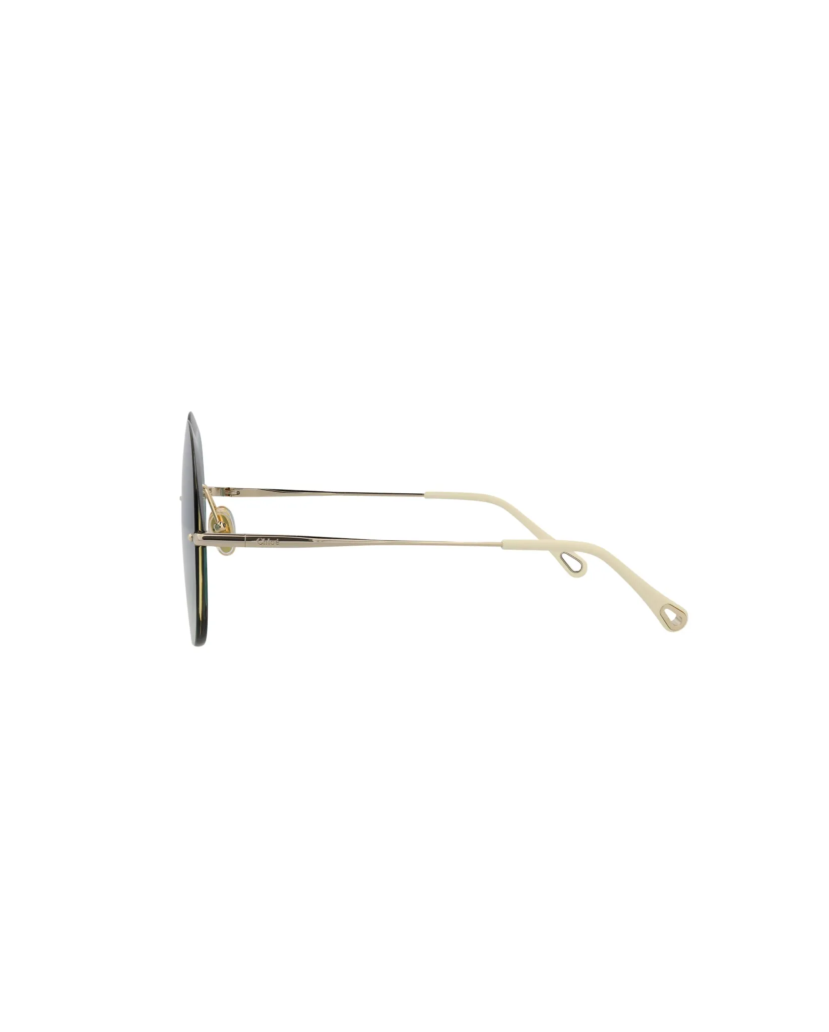 Round-Frame Metal Sunglasses
