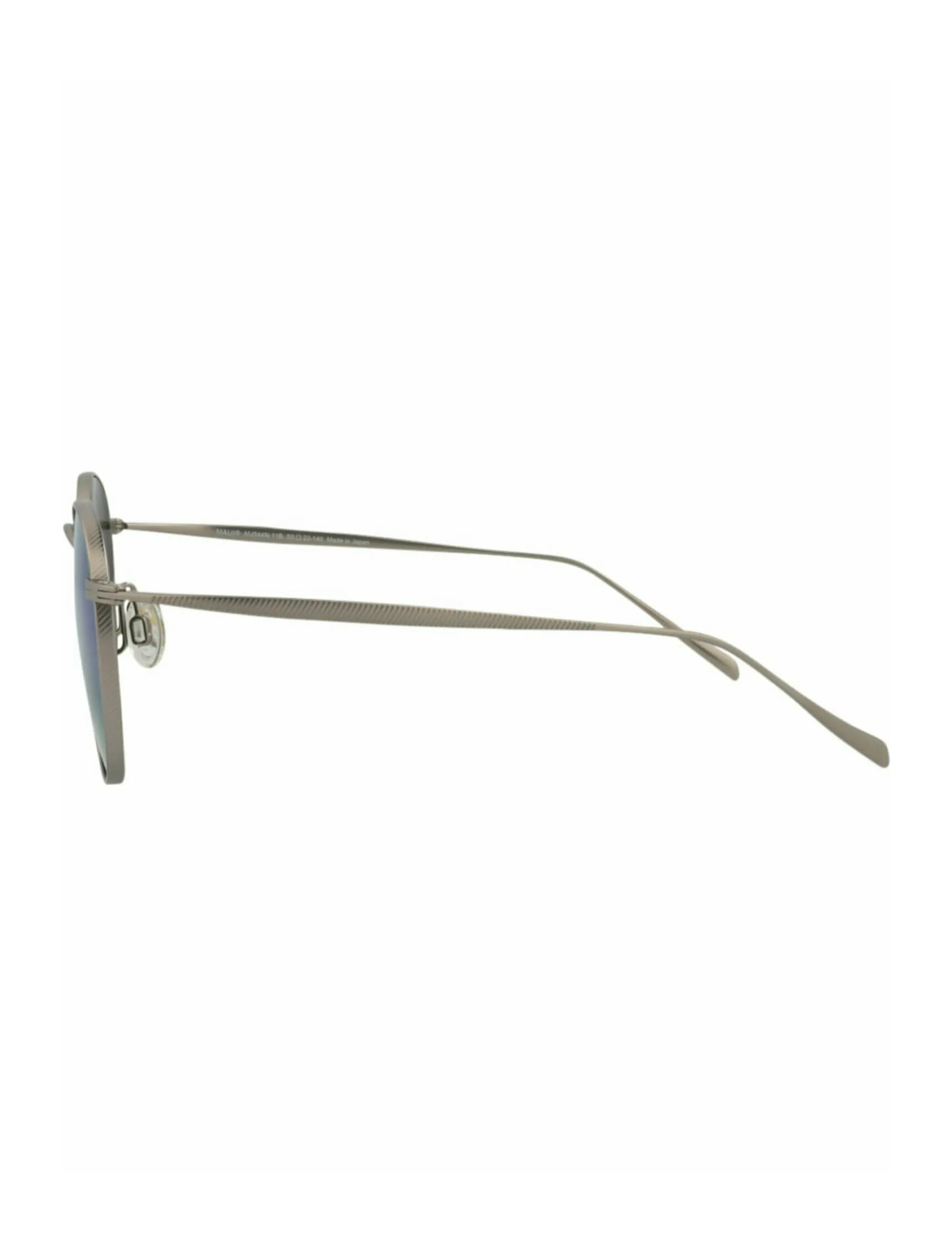 Round-Frame Titanium Sunglasses