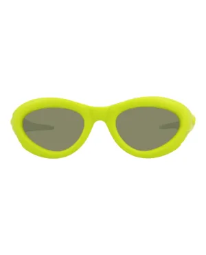 Round/Oval-Frame Injection Sunglasses