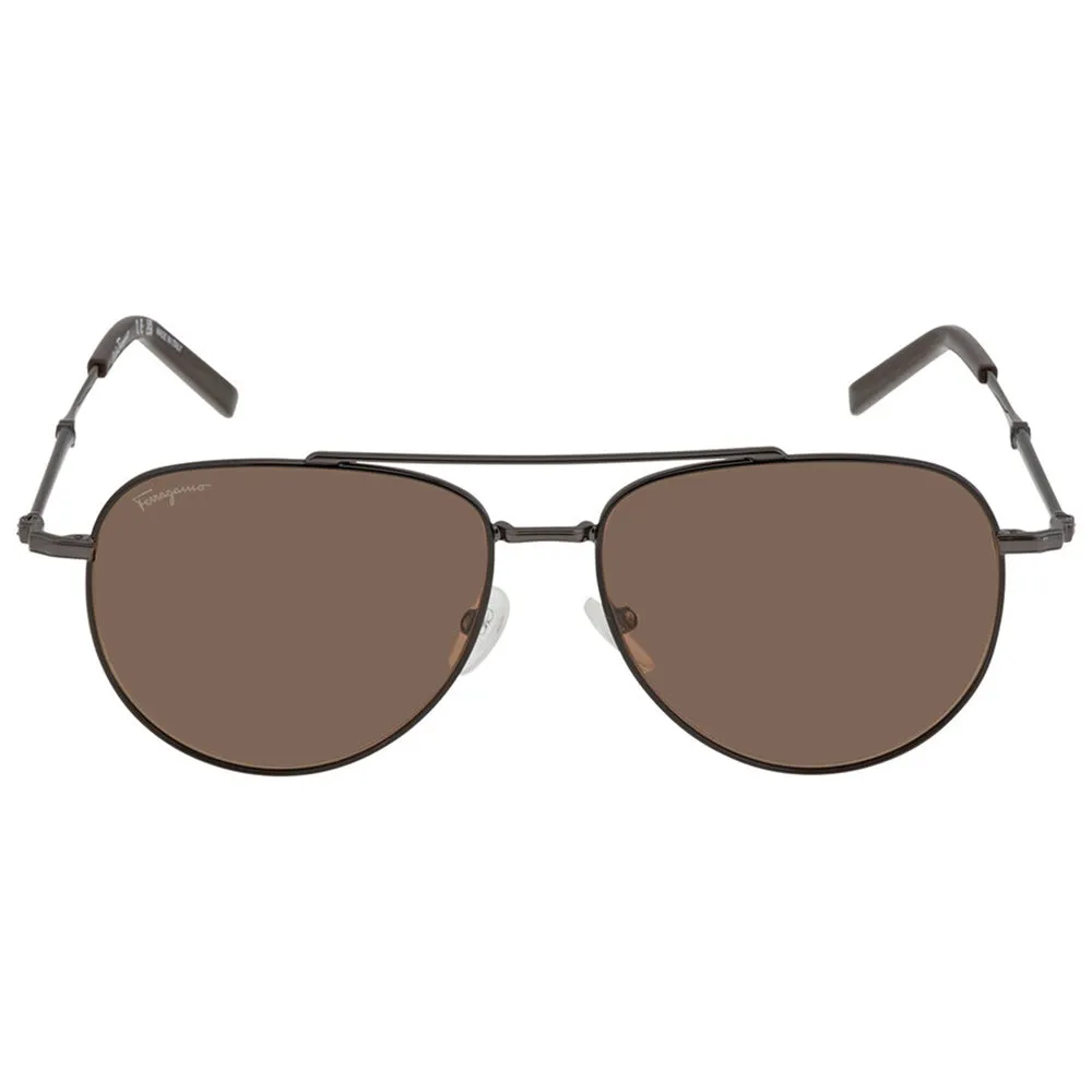 Salvatore Ferragamo  SF 226S 021 58mm Unisex Aviator Sunglasses