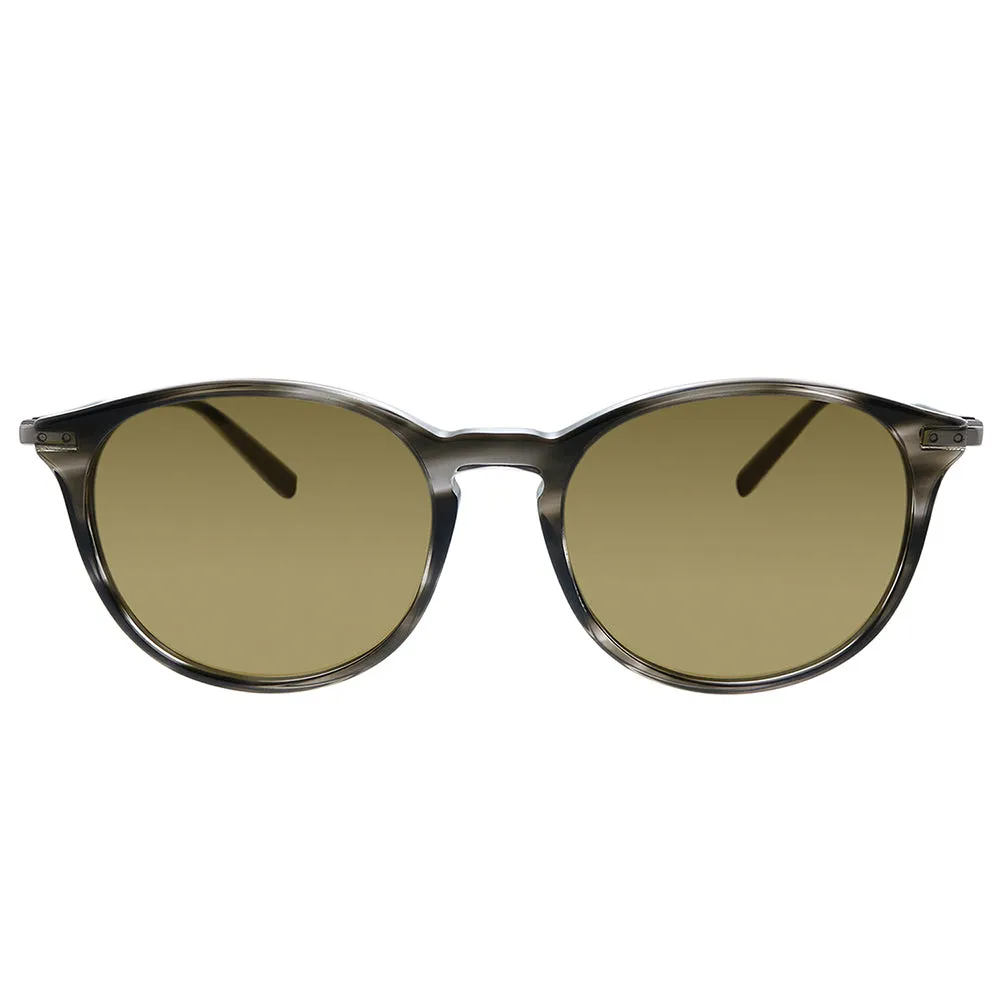 Salvatore Ferragamo  SF 911S 003 53mm Unisex Round Sunglasses
