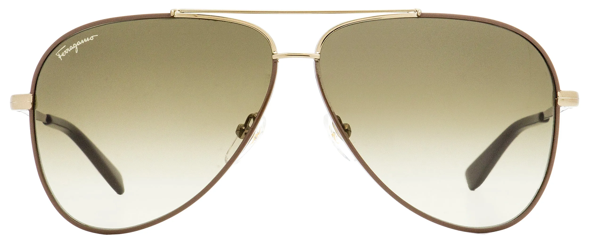 Salvatore Ferragamo Unisex  Sunglasses SF131S 211 Brown 60mm