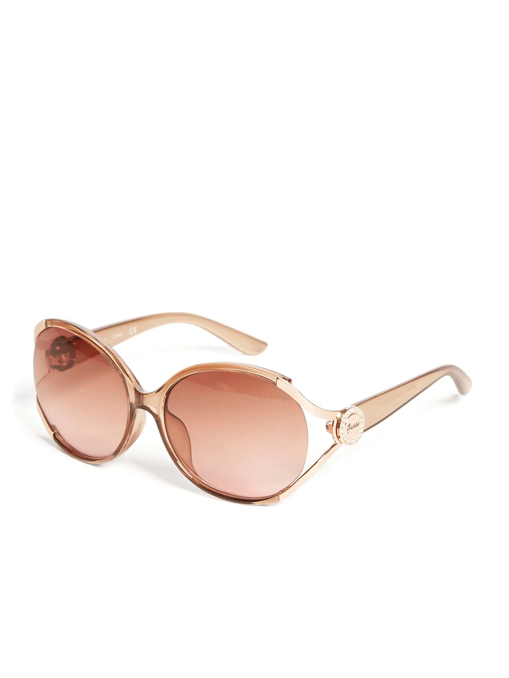 Script Logo Plastic Sunglasses
