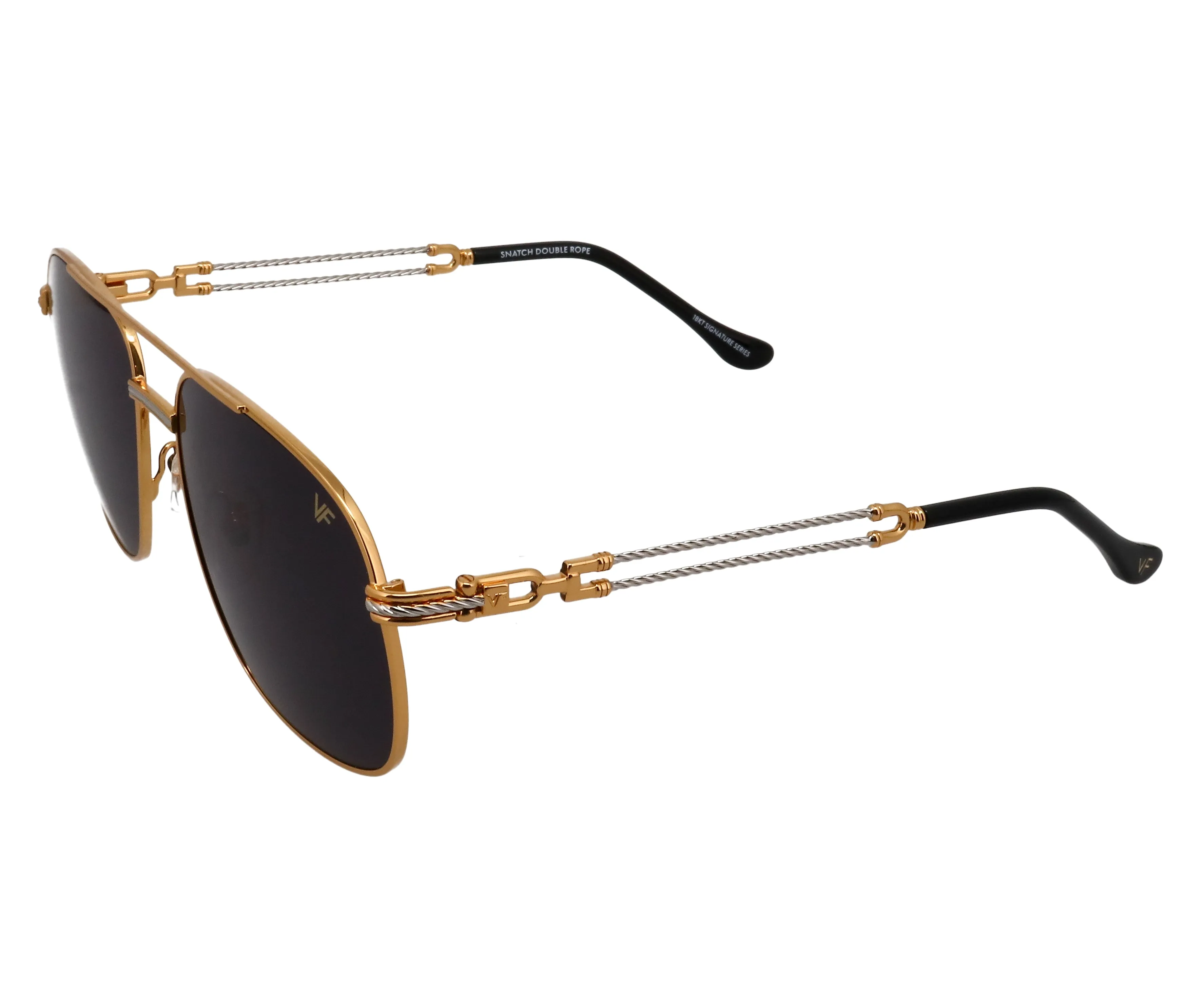 Snatch Double Rope Edition 18KT Two-Tone Gold