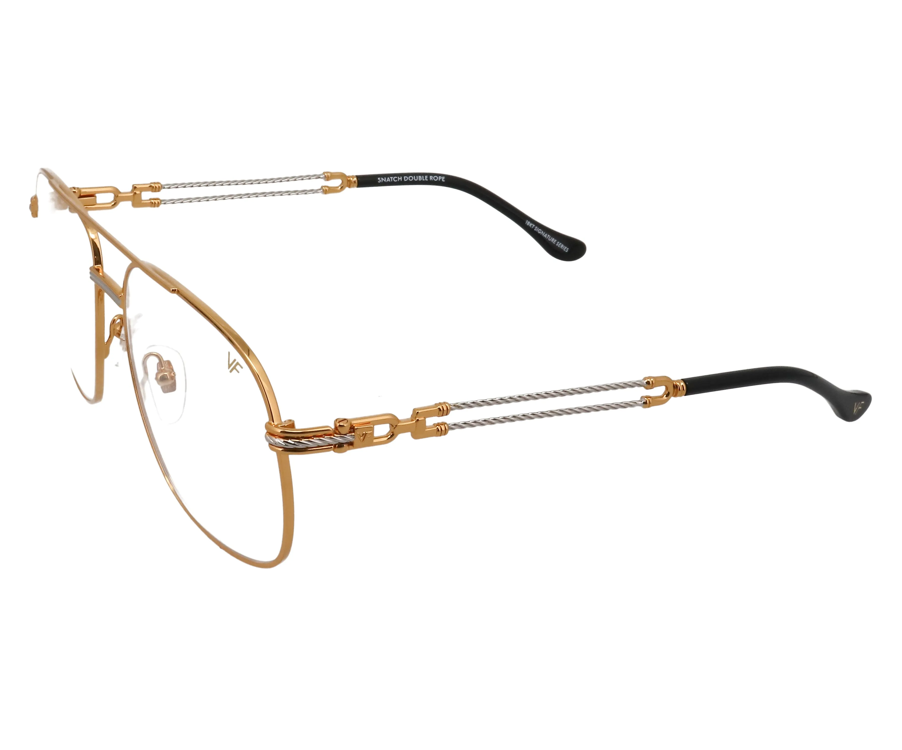 Snatch Double Rope Edition 18KT Two-Tone Gold