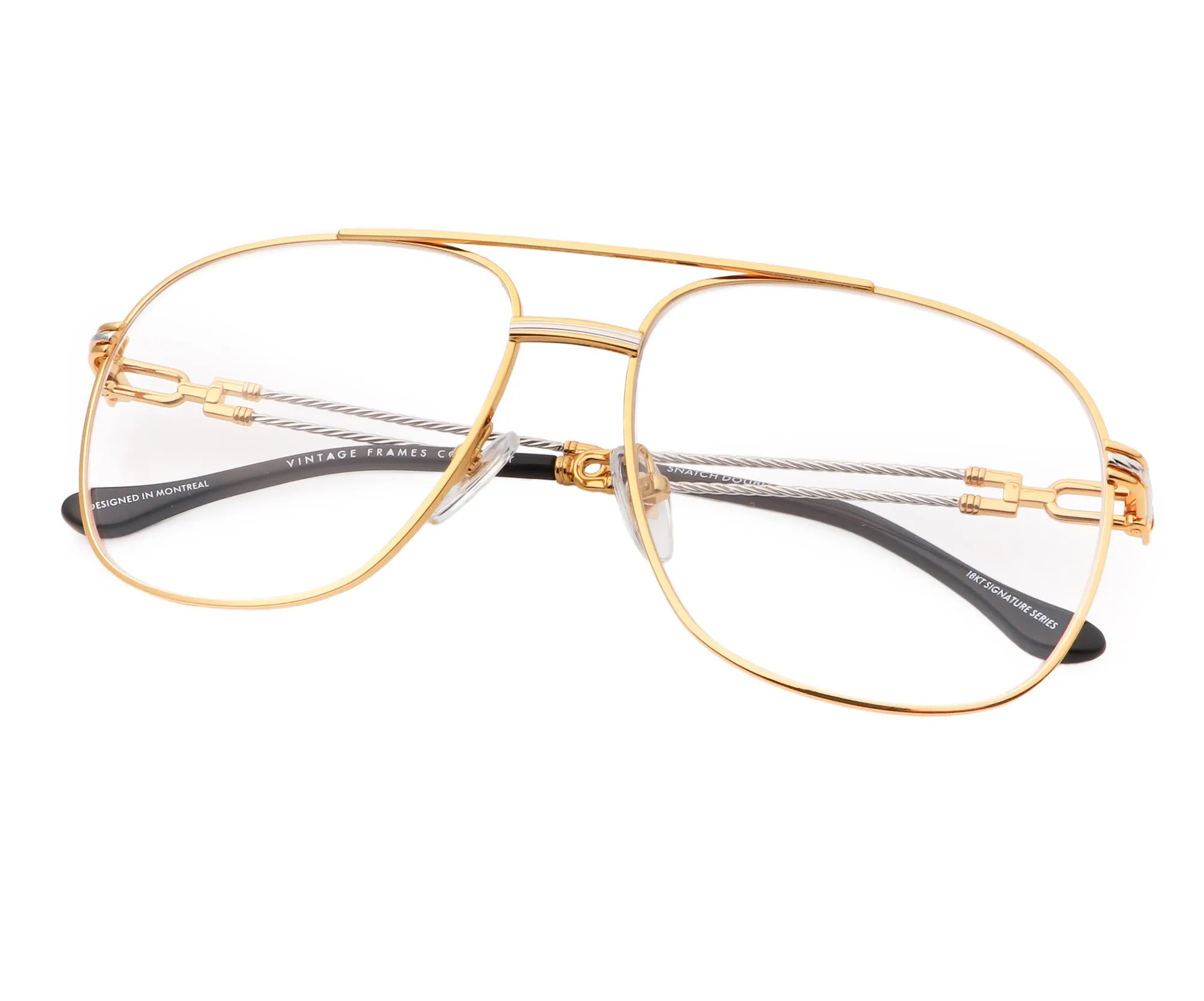 Snatch Double Rope Edition 18KT Two-Tone Gold