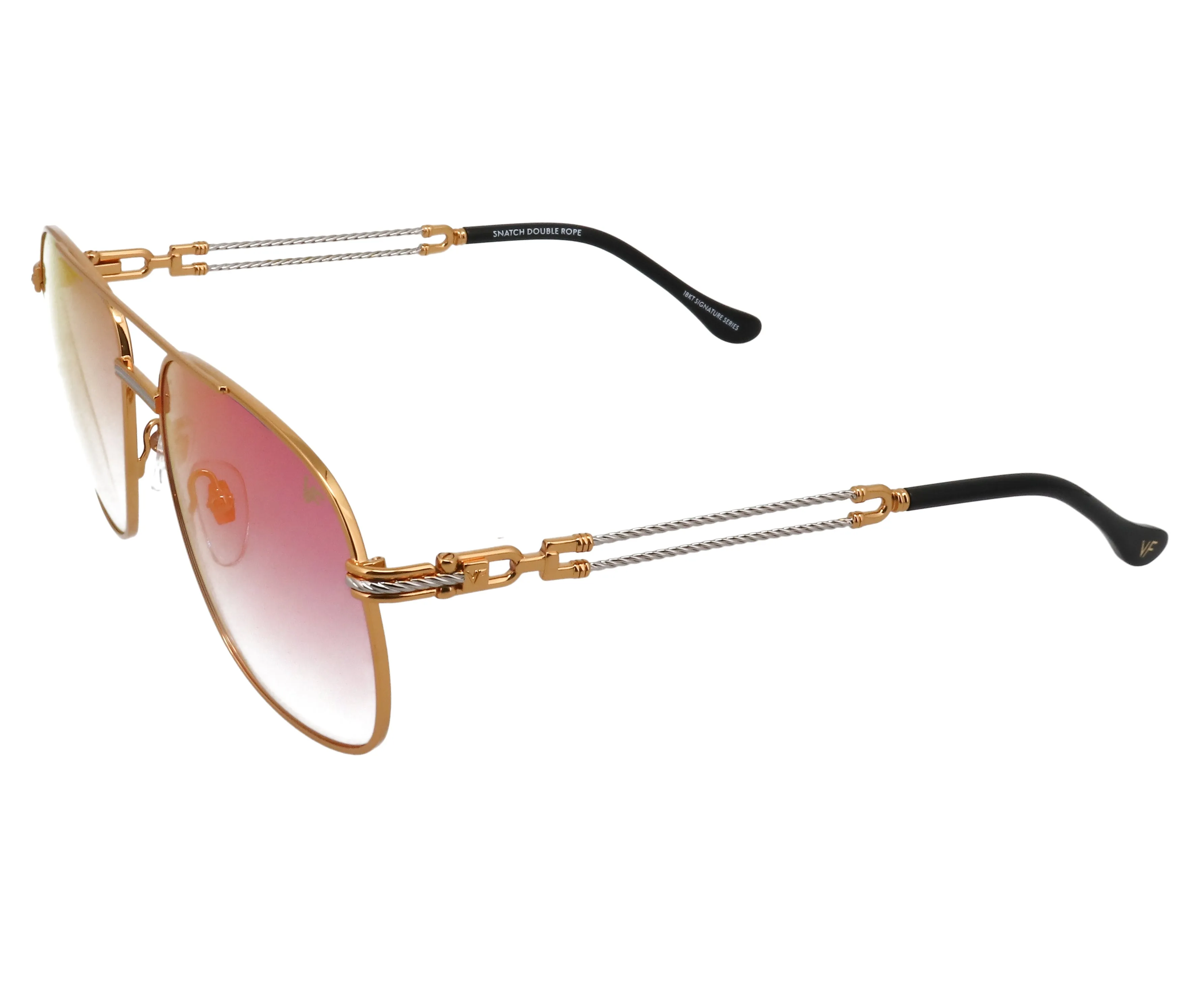 Snatch Double Rope Edition 18KT Two-Tone Gold