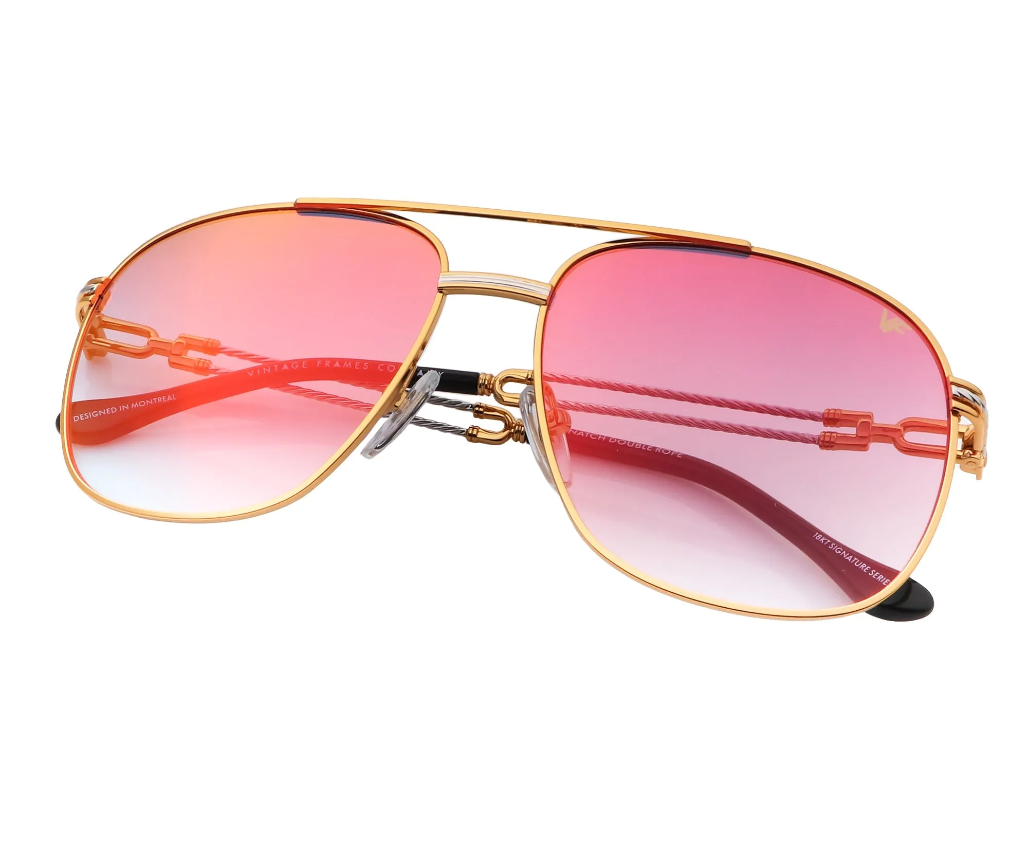 Snatch Double Rope Edition 18KT Two-Tone Gold