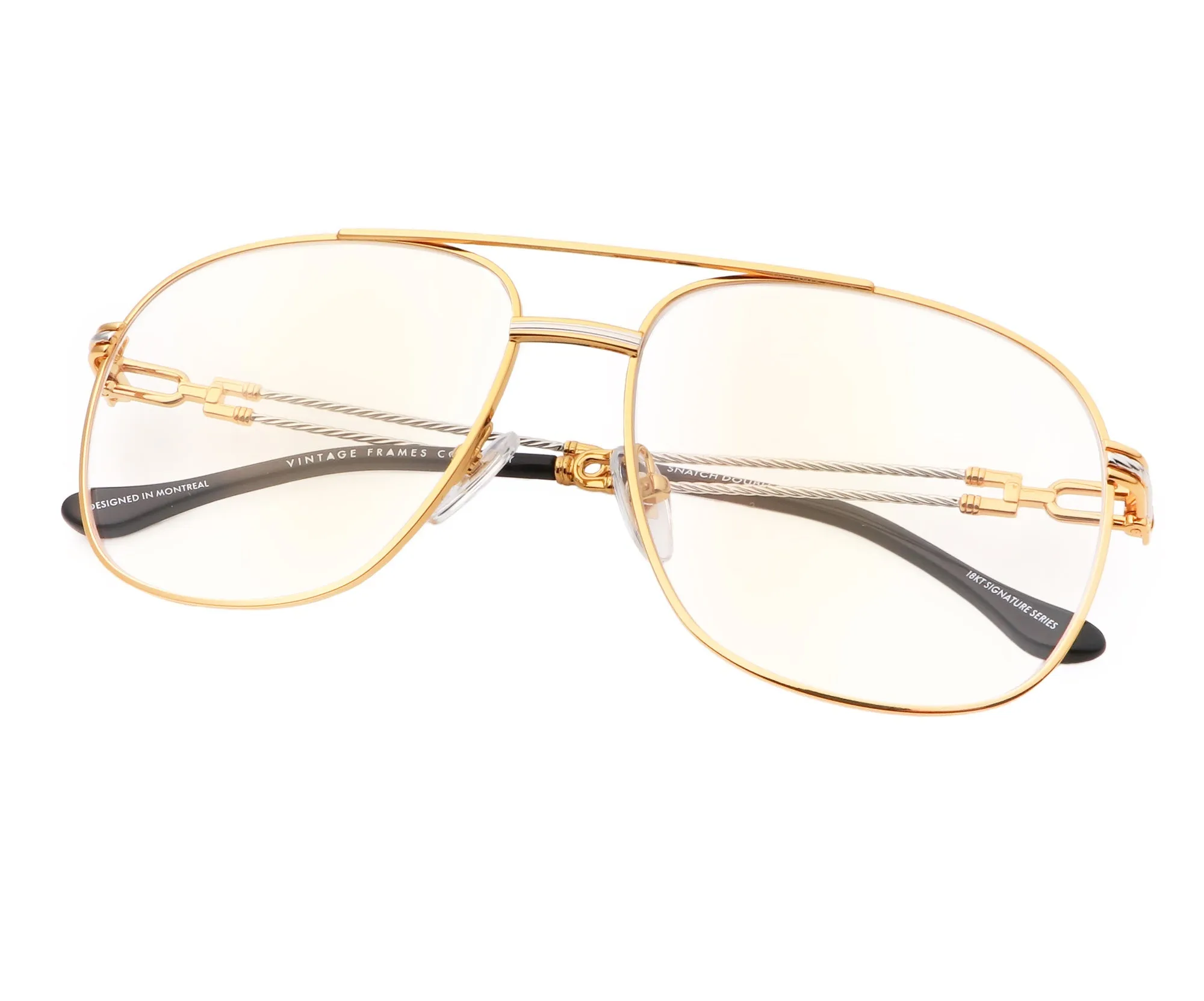 Snatch Double Rope Edition 18KT Two-Tone Gold