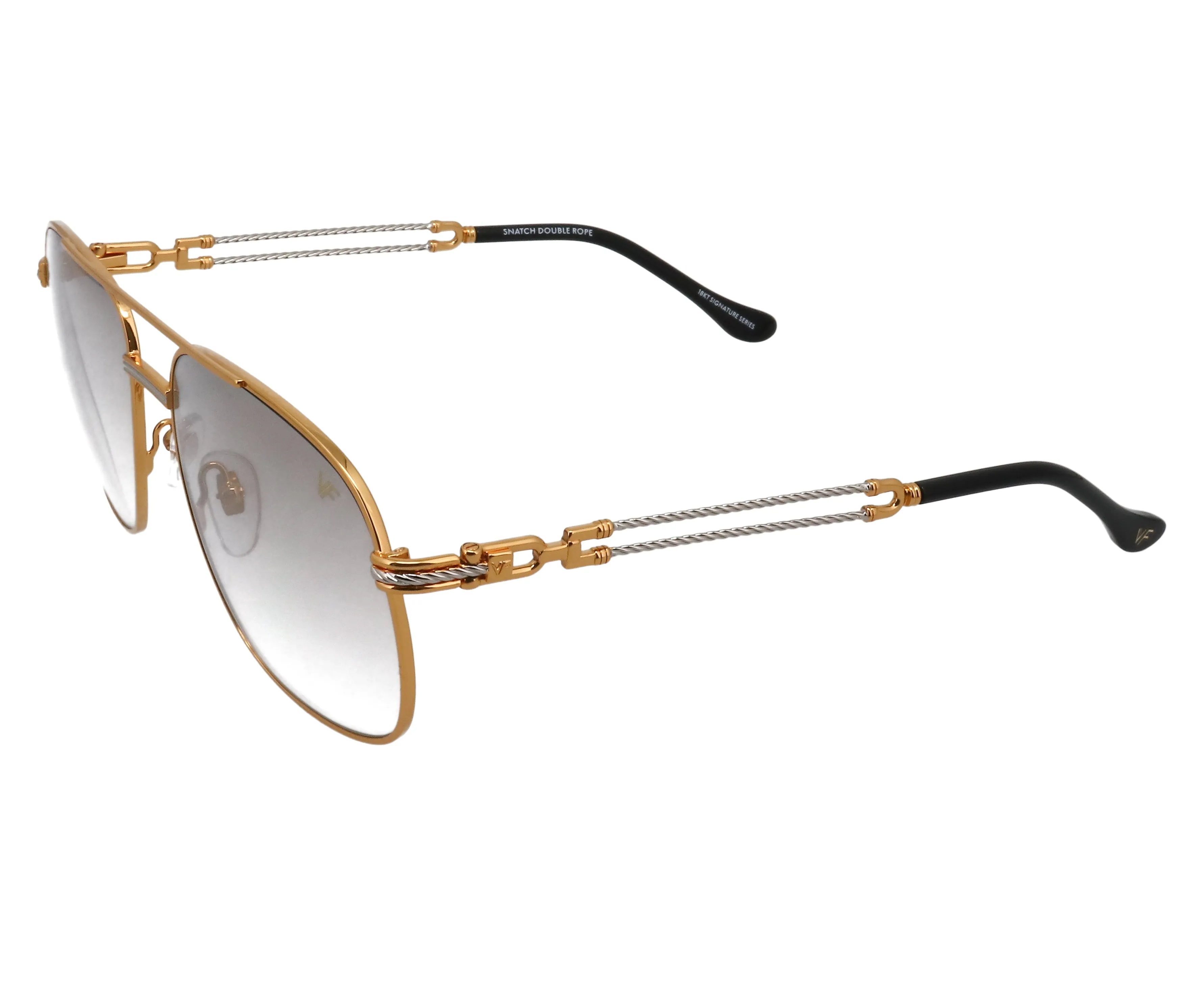 Snatch Double Rope Edition 18KT Two-Tone Gold