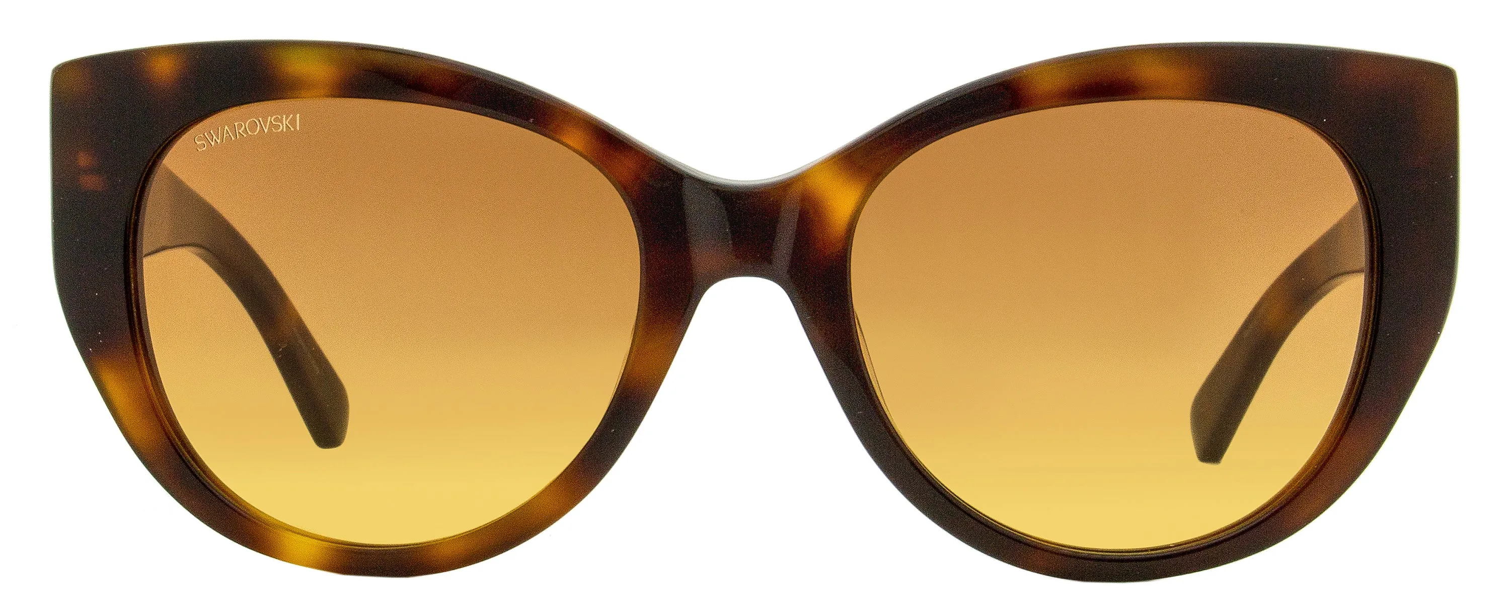 Swarovski Women's Cat Eye Sunglasses SK0372 52F Havana 53mm