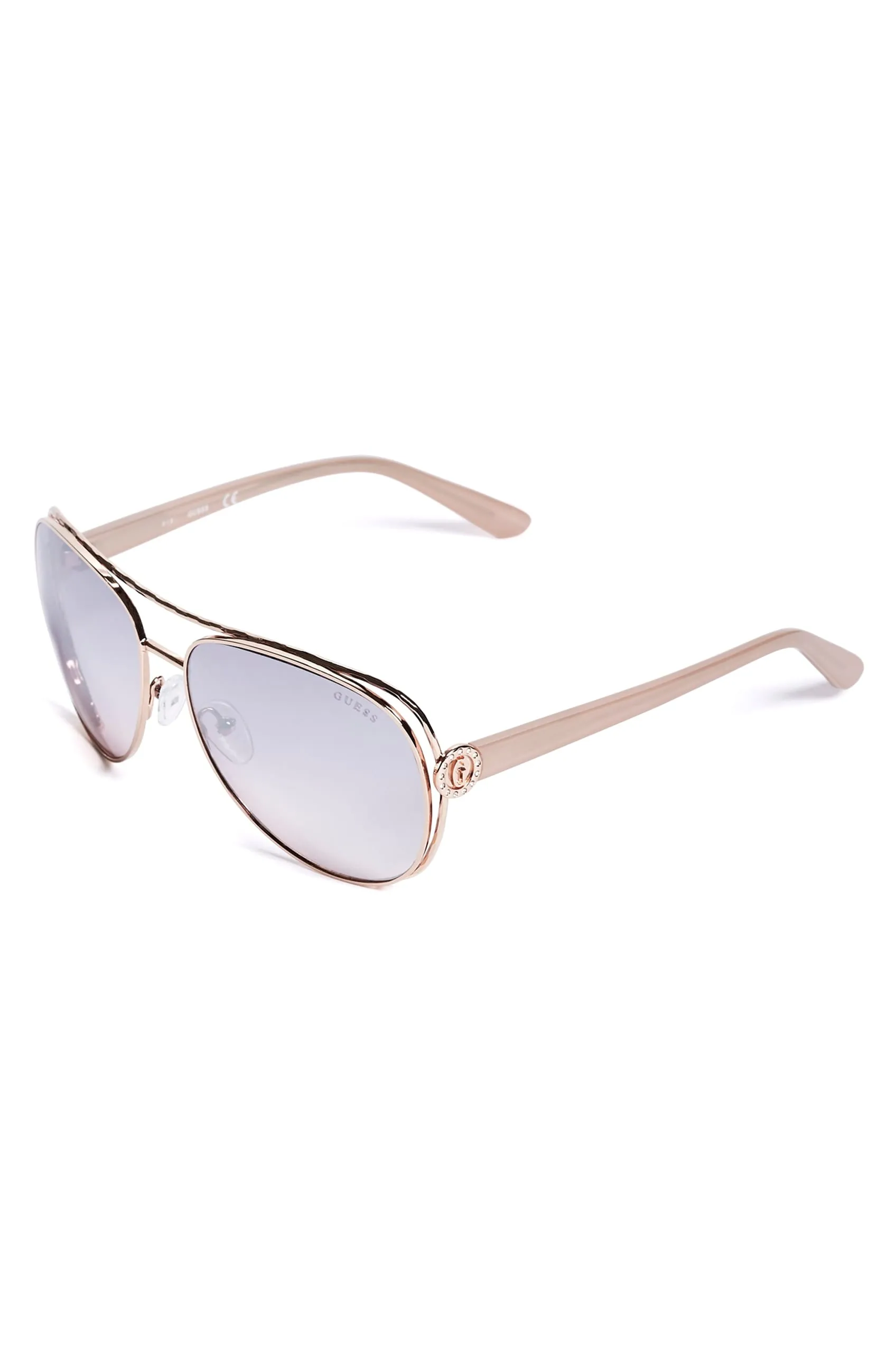 Tinted Aviator Sunglasses