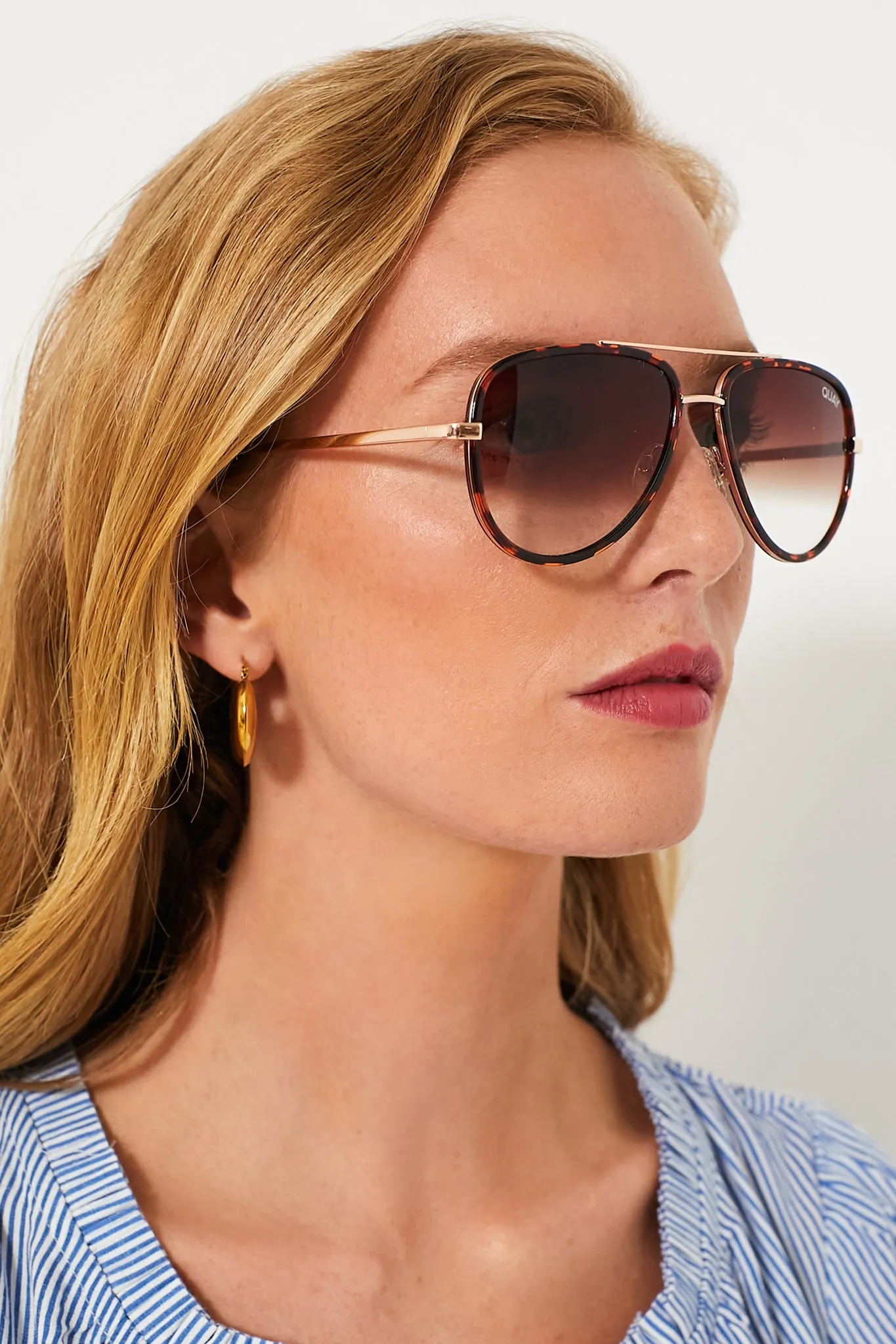 Tortoise All In Mini Sunglasses