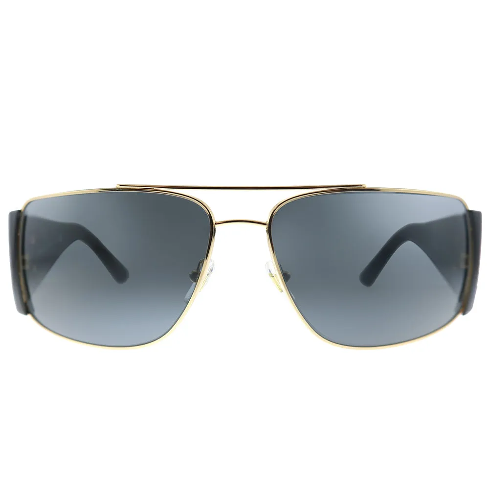Versace  VE 2163 100287 Unisex Aviator Sunglasses