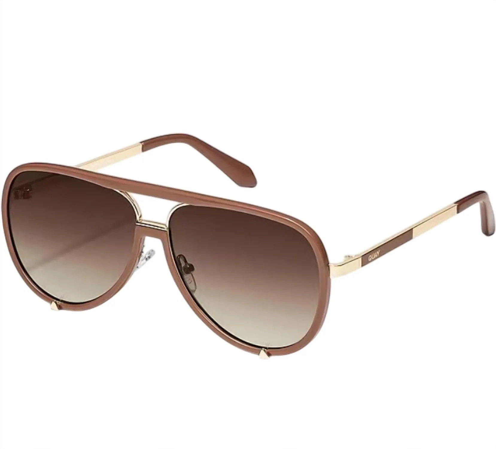 Women's High Profile Sunglasses In Doe/brown